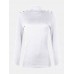 Women Turtleneck Solid Color Button Long Sleeve Basic Sweater